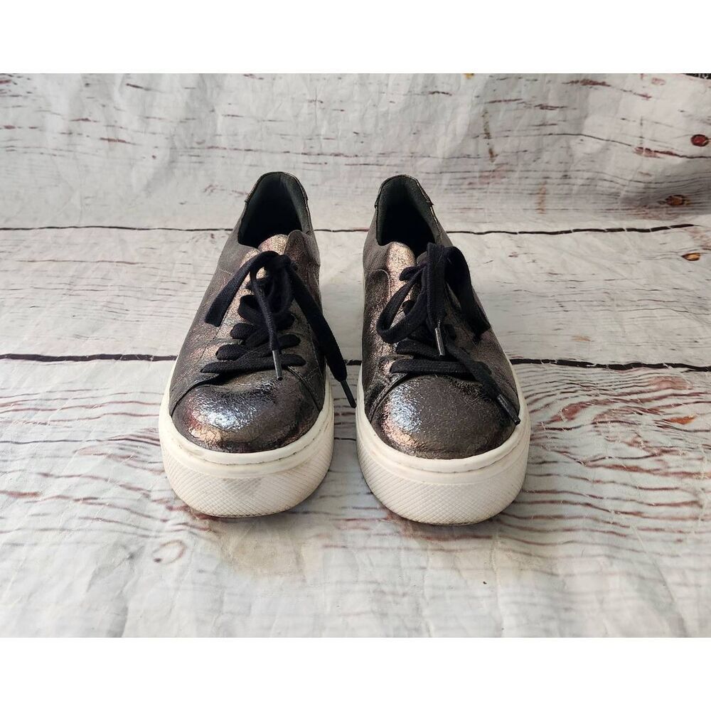 Schutz Metallic‎ Platform Sneakers Size 8